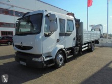 Camion plateau occasion Renault Midlum CABINA DOBLE