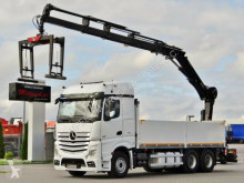 Camión Mercedes AROCS 2651/6X4/BOX+CRANE HIAB 211/ RADIO/ EURO 6 caja abierta usado
