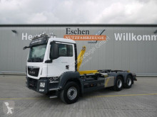 Camión multivolquete usado MAN TGS 26.460 BL 6x4,Palfinger P20A Schub/Knick