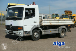 Camion Mercedes 815 K Atego 4x2, Meiller Kipper, ABS, weiß tri-benne occasion