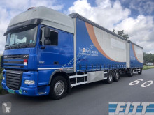 Camión remolque DAF XF105 tautliner (lonas correderas) usado