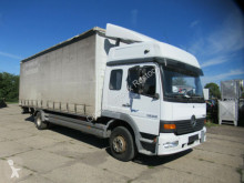 Mercedes tarp truck 12.28 Gardine, Ladebord 1,5 to, Bett, Klima