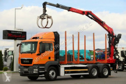 Camión maderero MAN TGS 26.440/6X4/L:6,4M/EPSILON M110Z/TIMBER CARRI