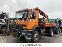 Camion tri-benne occasion Mercedes 1823AK4x4 Kipper mit Kran Atlas 10,5Meter+Winter