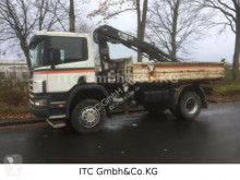 Camión Scania P114 4x4 Kran hinter Haus volquete usado