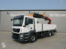 Camion platformă si obloane second-hand MAN TGS 26.400 6x2-4,EUR6,PK23002 SHD Falt,4-Stützen