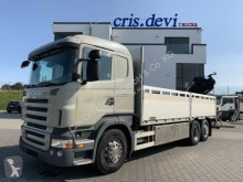 Camion Scania R440 6x2 Hiab 144 E-4 | Retarder | Euro 5 plateau ridelles occasion
