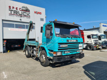 Camion multibenne occasion Scania 93M 250 FULL STEEL, MANUAL PUMP