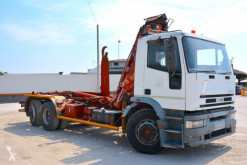 Camion Iveco MT190E30 SCARRABILE CON GRU BALESTRATO ANTER polybenne occasion