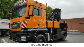 Camion plateau MAN TGX18440H 4x4 Pritsche +Kran Atlas 380-8 Funk