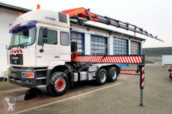 Tracteur MAN 26.414 26.414 DFLT 6x4 SZM + Kran PK 54.000 Palfinger convoi exceptionnel occasion
