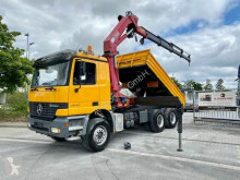 Camion Mercedes Actros 2640 6x4 3 Seiten Kipper + KRAN HMF 2823 benă second-hand