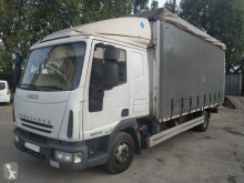Camión tautliner (lonas correderas) Iveco Eurocargo 80 EL 18 tector