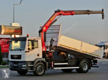 MAN TGM 18.330 / 4X2/ TIPPER + CRANE PALFINGER PK12 LKW gebrauchter Pritsche