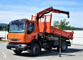 Teherautó Renault MIDLUM 240DXI Kipper 4,20m+Kran*4x2*Topzustand! használt plató