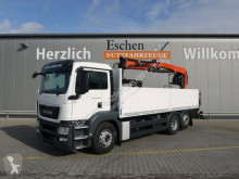 Camion plateau ridelles occasion MAN TGS 26.400 6x2LL, PK 21001 L,Lift/Lenk, UVV 3/21