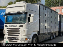 Kamyon at taşıma vanı Scania R 560 Topline Menke 4 Stock Hubdach