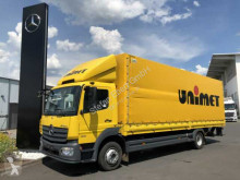 Teherautó Mercedes Atego 1218 L Pritsche + Plane, Klima használt ponyvával felszerelt plató