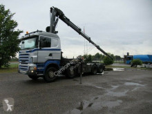 Camion Scania R420 8x2 Abroller + Kran, Hiab 24.4 EP-5 HIPRO multibenne occasion