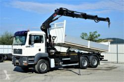 Ciężarówka platforma używana MAN TGS 26.360 Kipper 6,10m + Kran/FUNK *6x4