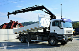 Ciężarówka platforma używana MAN TGS 26.360 Kipper 6,10m + Kran/FUNK *6x4