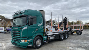 Camion Scania R Scania R480 Euro 5 Holztransporter grumier occasion