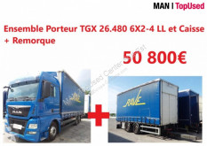 Камион шпригли и брезент втора употреба MAN TGX 26.480 6X2-4 LL