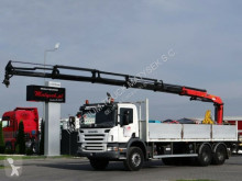 Ciężarówka Scania P 340 / 6X4 / BOX -7,5 M + CRANE PALFINGER 16502 platforma używana