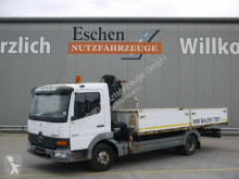 Camion plateau ridelles Mercedes 917 Atego Pritsche, HIAB 060-2 Kran, Schalter