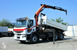 Camion plateau Renault PREMIUM 370 DXI Kipper 5,00m+Kran*6X4!