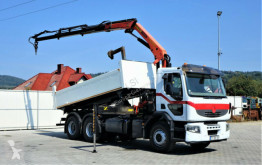 Camion benne Renault PREMIUM 370 DXI Kipper 5,00m+Kran*6X4!