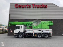 Camion platformă Scania LIEBHERR LTF 1035 KRAN/KRAAN/CRANE /MONTAGEKRAN/GRUA