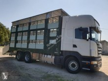 Teherautó Scania R 500 használt állatszállító pótkocsi