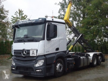 Mercedes Actros 2545 6x2 EURO6 Abrollkipper Palfinger 22T truck used hook arm system