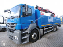 Camion Mercedes AXOR 2636 PALFINGER KRAN PK18001L GEL. N.- ACHSE plateau ridelles occasion