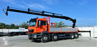 MAN TGS 35.400 Pritsche 6,90 m+Kran/FUNK*Topzustand! truck used flatbed