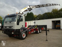 Camion Iveco Pritsche mit PK44002 8x hydr Funk Seilwinde plateau occasion