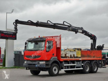 Camion Renault KERAX 380 DXI/6X4/L:6,3M+CRANE HIAB 166/RADIO plateau occasion