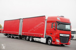Ciężarówka firanka DAF - 106 / 460 / SSC / ACC / E 6 / ZESTAW PRZEJAZDOWY + remorque