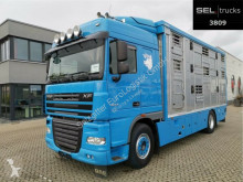 Camión DAF XF105 XF 105.460 FA /3 Stock /Hydr. Laderampe /Hubdach remolque ganadero usado