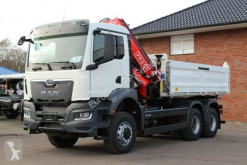 Camion MAN TGS TGS 33.430 6x4 /3-Seiten- Kipper / Kran FASS195 tri-benne occasion