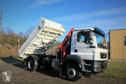 MAN TGM 18.320 4x4 Euro6d Palfinger PK 11001 truck used three-way side tipper