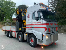 Camión Volvo FH480 Crane truck PK65002-SH caja abierta teleros usado