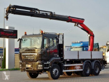 Camion plateau MAN TGS 33.400/ 6X4/ BOX + CRANE PALFINGER 14002/17M
