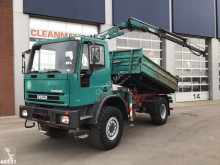Camion benă trilaterala Iveco ML 135E Atlas 5 ton/meter laadkraan
