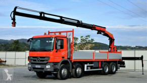 Camion plateau Mercedes Actros 3241 Pritsche 7,60 m+KRAN/FUNK* 8x4!