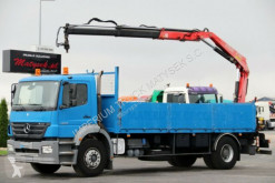 Ciężarówka Mercedes AXOR 1828 / 4X2 / BOX L: 6,2 M+CRANE FASSI F110 platforma używana