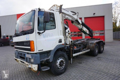 DAF flatbed truck 85CF-400 ATI / / FULL STEEL / / 30 TM CRANE / 1998