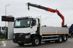 Camion Renault C 440 / 6X2 / CRANE FASSI F155 + RADIO /EURO 6 plateau occasion