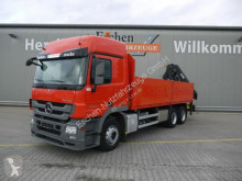 Camion plateau ridelles Mercedes 2644L Actros 6x4, HIAB 211 EP3 Falt, Funk, Klima